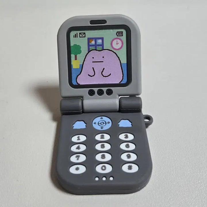 [BUNJANG] Ditto Magnet Keychain (Waiting - Gray) / 포켓몬 메타몽 마그넷 키링