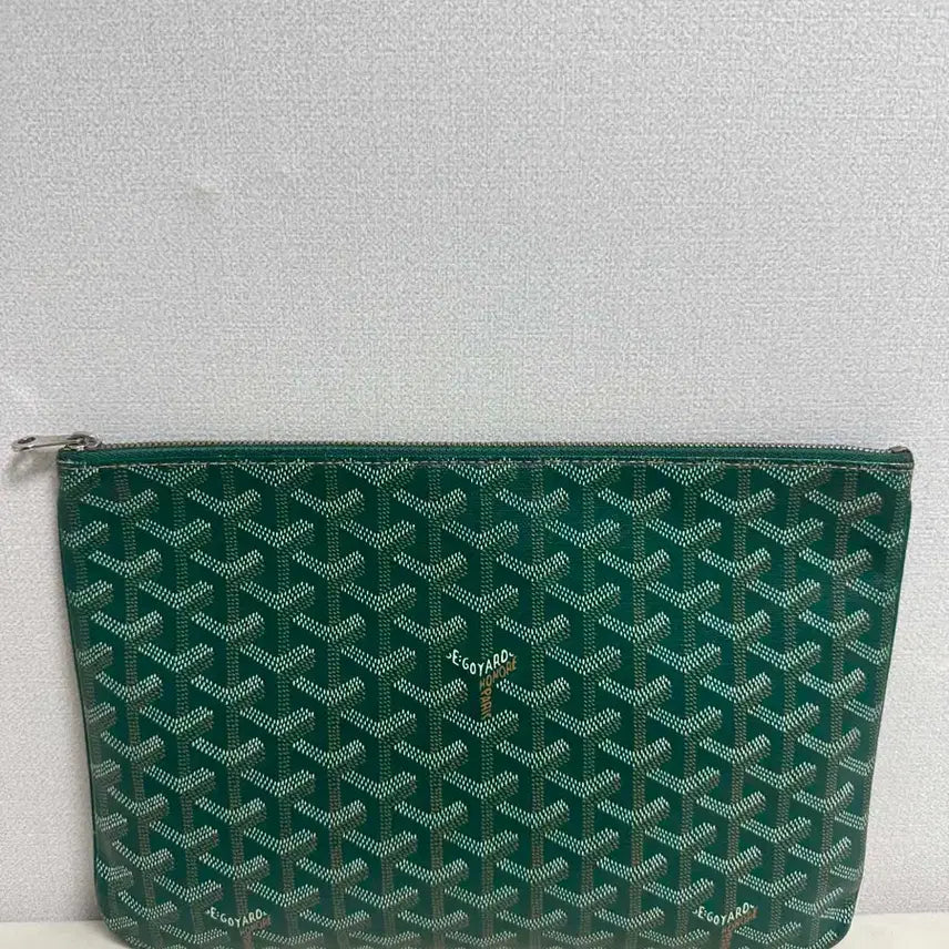 [BUNJANG] Goyard Saint Louis Clutch MM Green / 고야드 세나 클러치 mm 그린