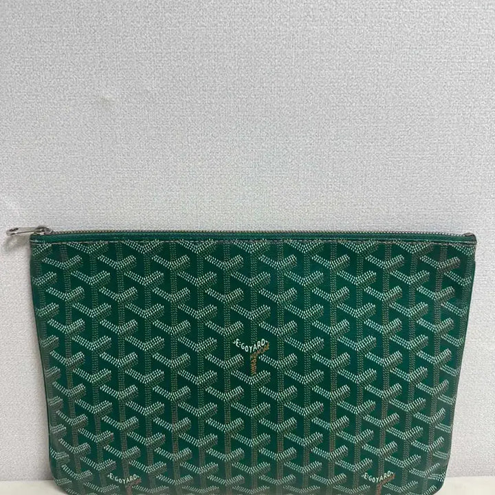 [BUNJANG] Goyard Saint Louis Clutch MM Green / 고야드 세나 클러치 mm 그린