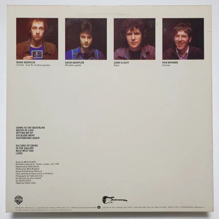 [SOLD OUT] (미국초반/LP) 다이어 스트레이츠 Dire Straits 데뷔앨범