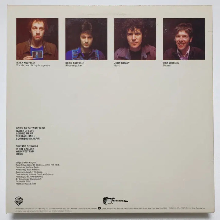 [SOLD OUT] (미국초반/LP) 다이어 스트레이츠 Dire Straits 데뷔앨범