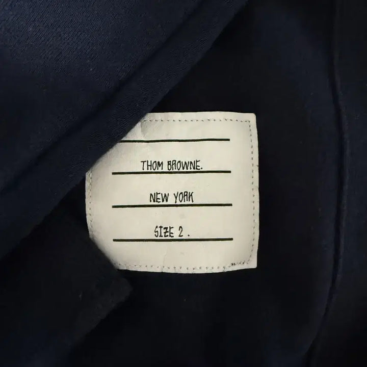 [BUNJANG] Thom Browne Diagonal Sweatshirt Navy Size 2 / 톰브라운 사선 스웨트셔츠 네이비 2사이즈