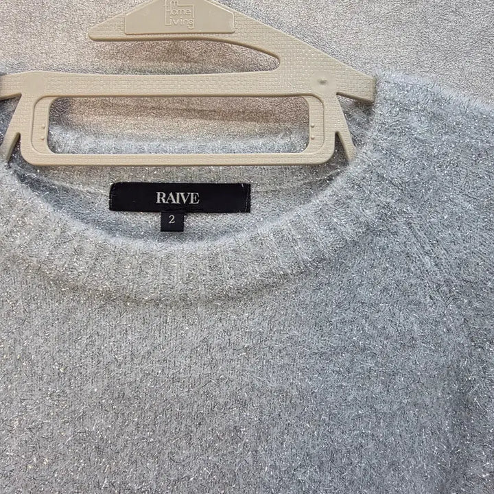 [BUNJANG] RAIVE Glitter Knit Silver / RAIVE 레이브 글리터 니트