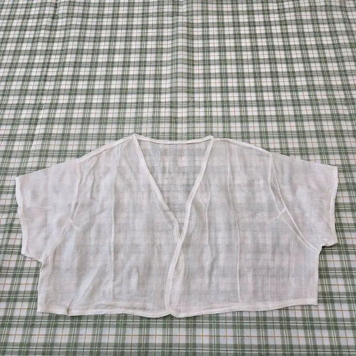 [BUNJANG] Ramie Bolero White Size 66-77 / 5 ㅡ모시 볼레로  ㅡ66ㅡ77