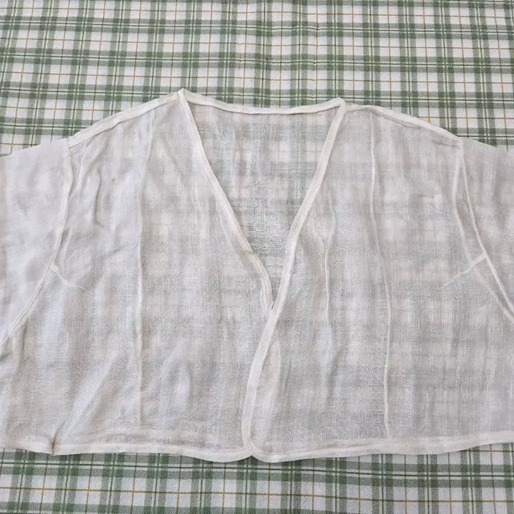 [BUNJANG] Ramie Bolero White Size 66-77 / 5 ㅡ모시 볼레로  ㅡ66ㅡ77
