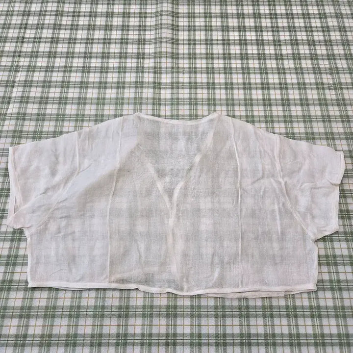[BUNJANG] Ramie Bolero White Size 66-77 / 5 ㅡ모시 볼레로  ㅡ66ㅡ77