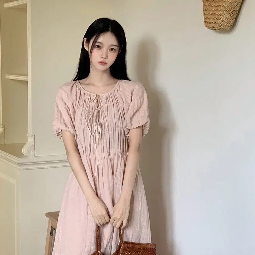 [BUNJANG] MilkCocoa Blush Cotton Dress / 밀크코코아 blush cotton dress 판매합니다