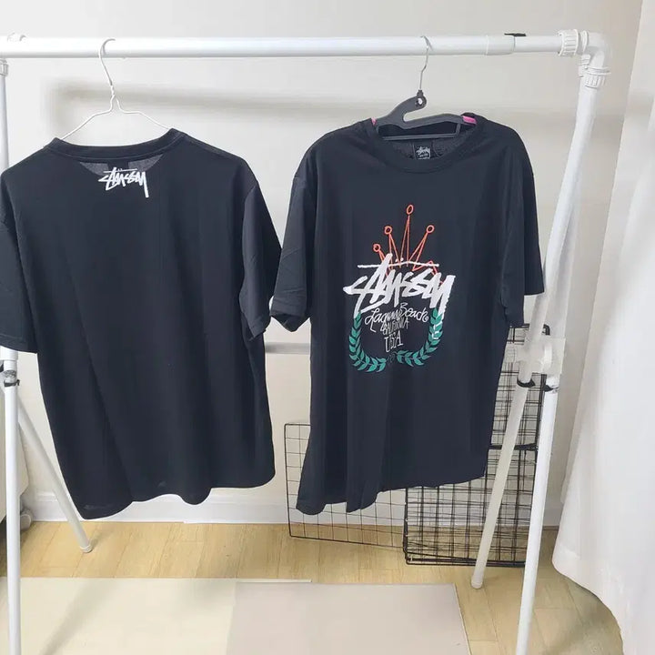 [BUNJANG] Stussy Crown Logo Performance T-Shirt (Unisex, New) / 스투시  반팔티  왕관기능성원단남여공용새상품