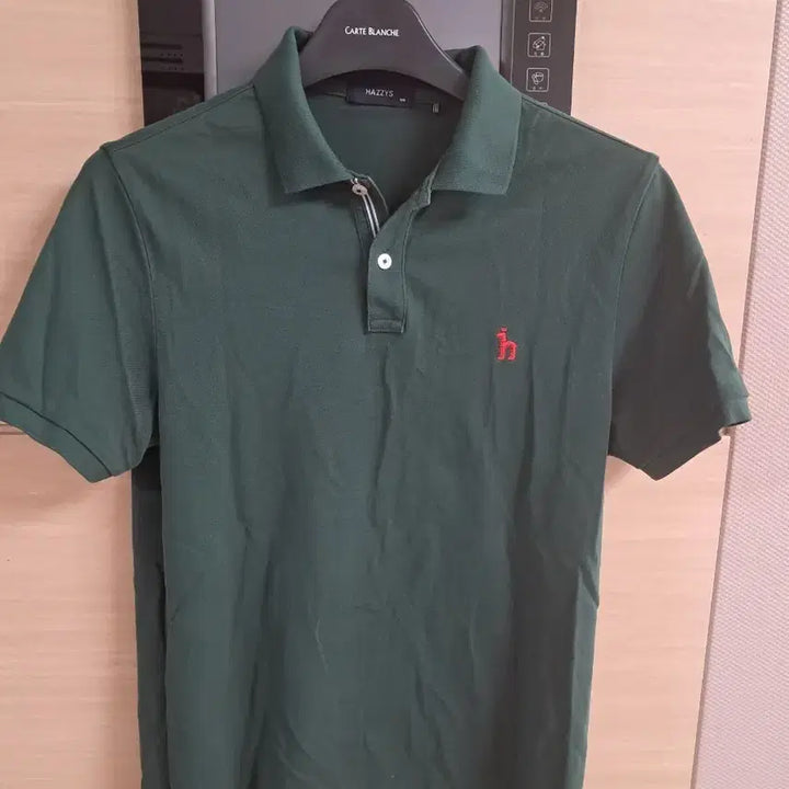 [BUNJANG] Hazzys Green Short Sleeve Polo Shirt Size 100 / 헤지스 녹색 반팔 폴로티 100사이즈