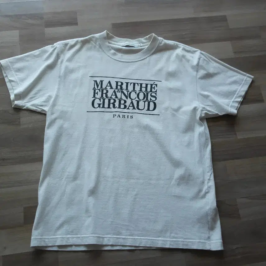 [BUNJANG] Marithe Francois Unisex T-Shirt Size L (95) / XL (66) / 남,여공용 마리떼프랑소와티셔츠/남95,여66사이즈/최상급