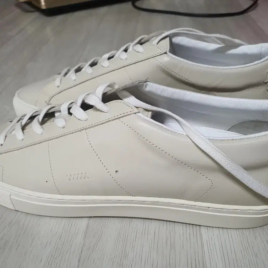[BUNJANG] La Bellogue Handmade Beige Sneakers Size 285 / 라벨로그 수제화 베이지 스니커즈 285 새상품