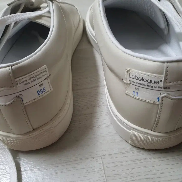 [BUNJANG] La Bellogue Handmade Beige Sneakers Size 285 / 라벨로그 수제화 베이지 스니커즈 285 새상품