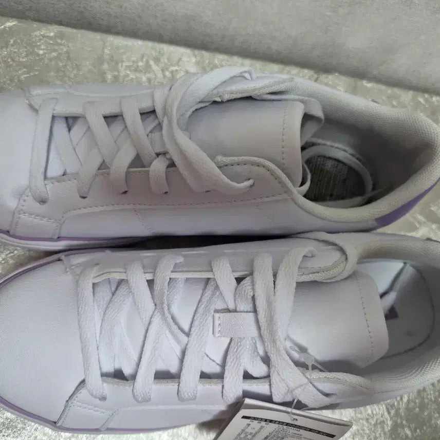 [BUNJANG] Fila La Fium Sneakers White Purple 270 / 휠라 라 파움 흰보라 운동화 270