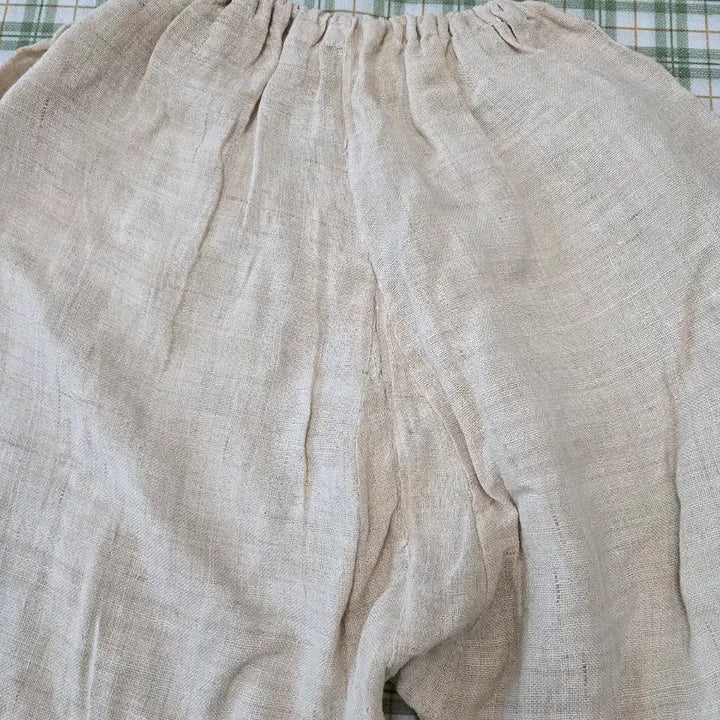[BUNJANG] Vintage Hemp Wide Leg Pants (Size M-L) / 5ㅡ삼베 꼬재이ㅡ66ㅡ77