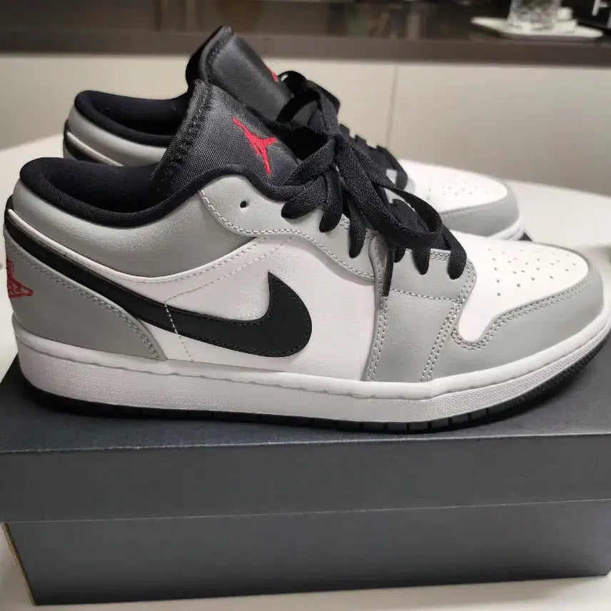 [BUNJANG] Air Jordan 1 Low Light Smoke Grey - Men&