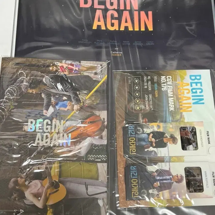 [BUNJANG] Begin Again Digging Time A3 Poster, Concept Book, Film Mark / 비긴어게인 디깅타임 A3포스터 컨셉북 필름마크
