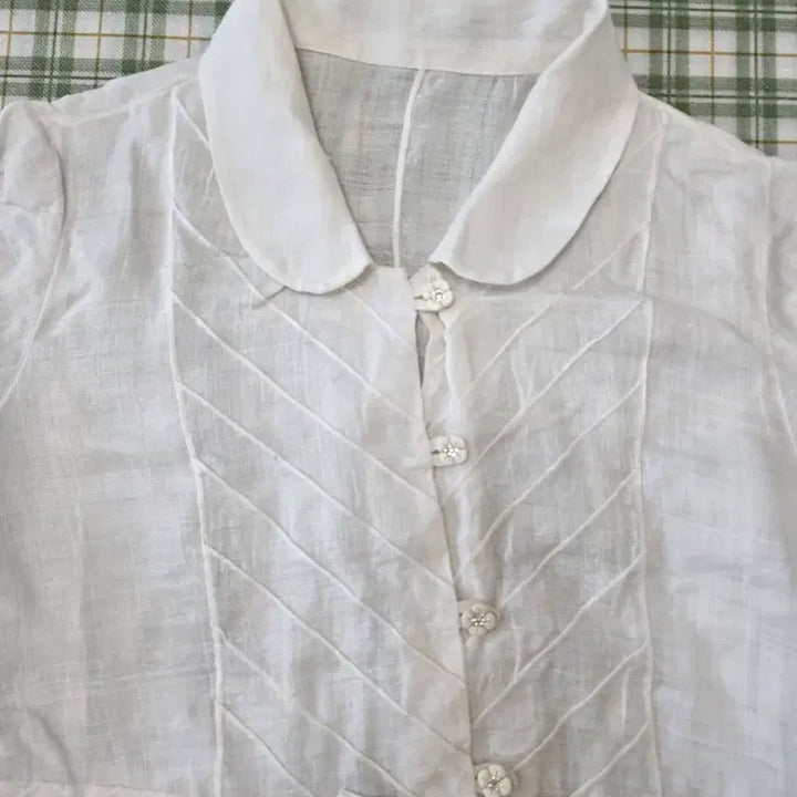 [BUNJANG] Korean Handmade Linen Shirt / 6ㅡ모시 국산 맞춤  작품 셔츠ㅡ55