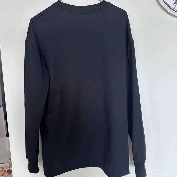 [BUNJANG] Sesame Street Elmo Black Long Sleeve T-Shirt / 세서미 스트리트 엘모 검정 긴팔 티셔츠