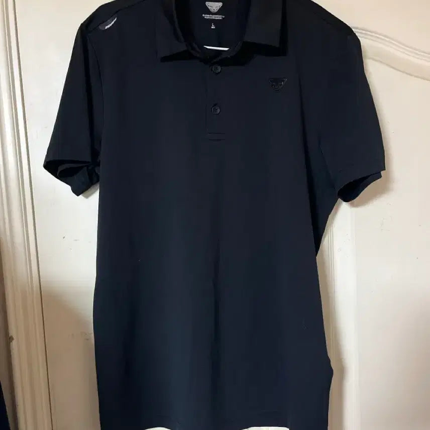 [BUNJANG] Dynafit Black Short Sleeve Polo T-Shirt L / Dynafit 다이나핏 블랙 반팔 폴로티 L