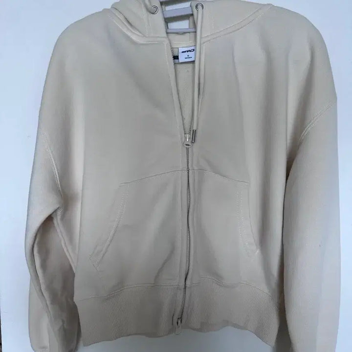 [BUNJANG] SPAO Ivory Hoodie Zip-up / 스파오 아이보리색 후드집업