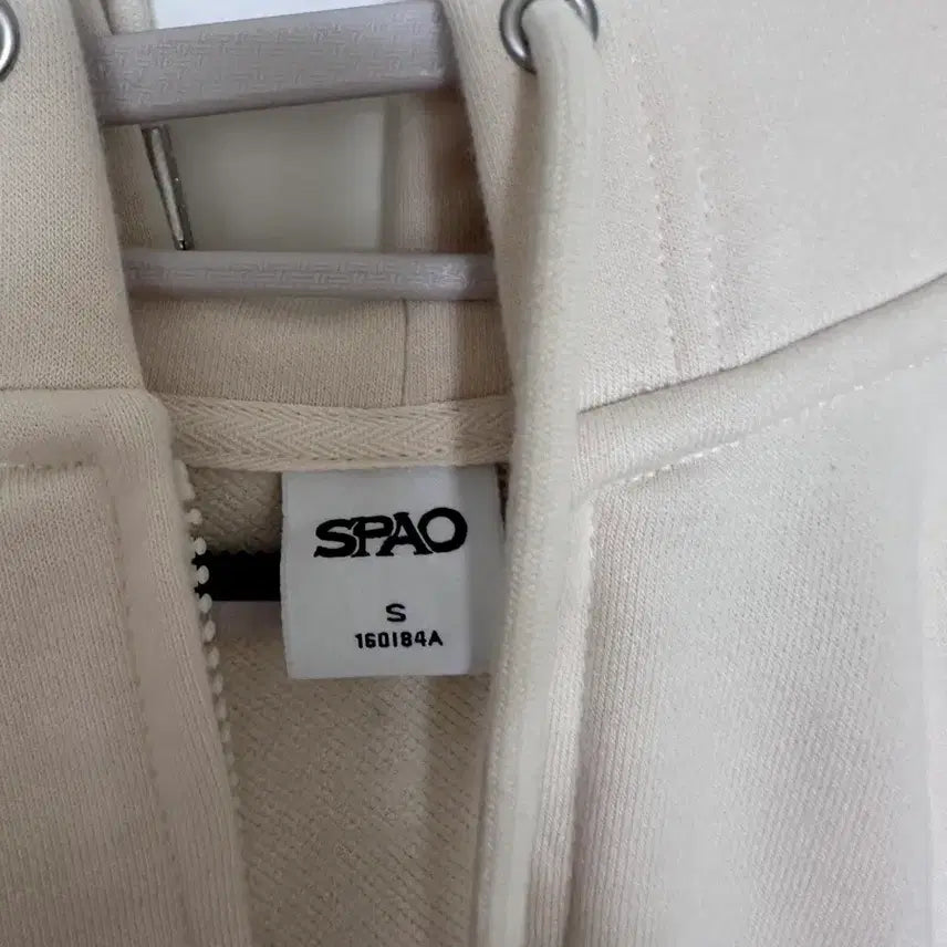 [BUNJANG] SPAO Ivory Hoodie Zip-up / 스파오 아이보리색 후드집업