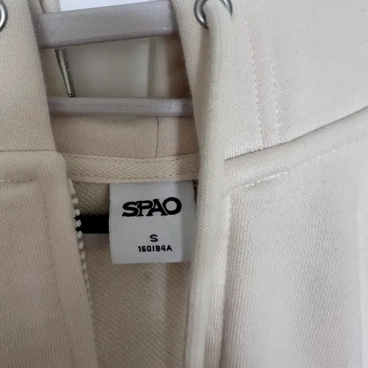 [BUNJANG] SPAO Ivory Hoodie Zip-up / 스파오 아이보리색 후드집업