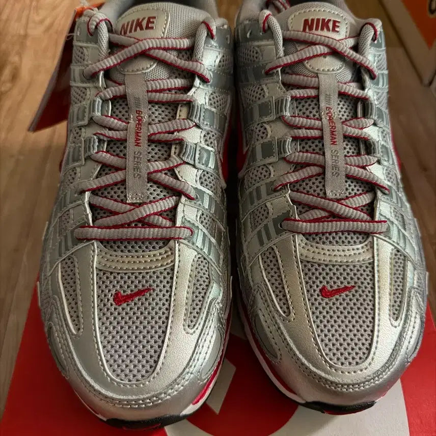 [BUNJANG] Nike P-6000 Silver/Red 265mm / 나이키 P-6000 실버/레드 265mm