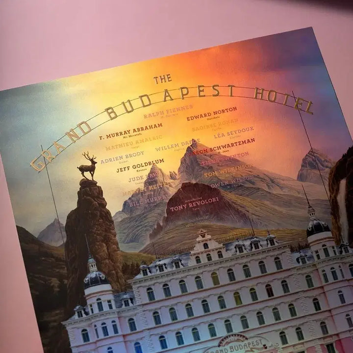 [BUNJANG] The Grand Budapest Hotel Art Graphy Poster Set (2 Types) / 미개봉 그랜드부다페스트호텔 아트그라피 2종 포스터 세트