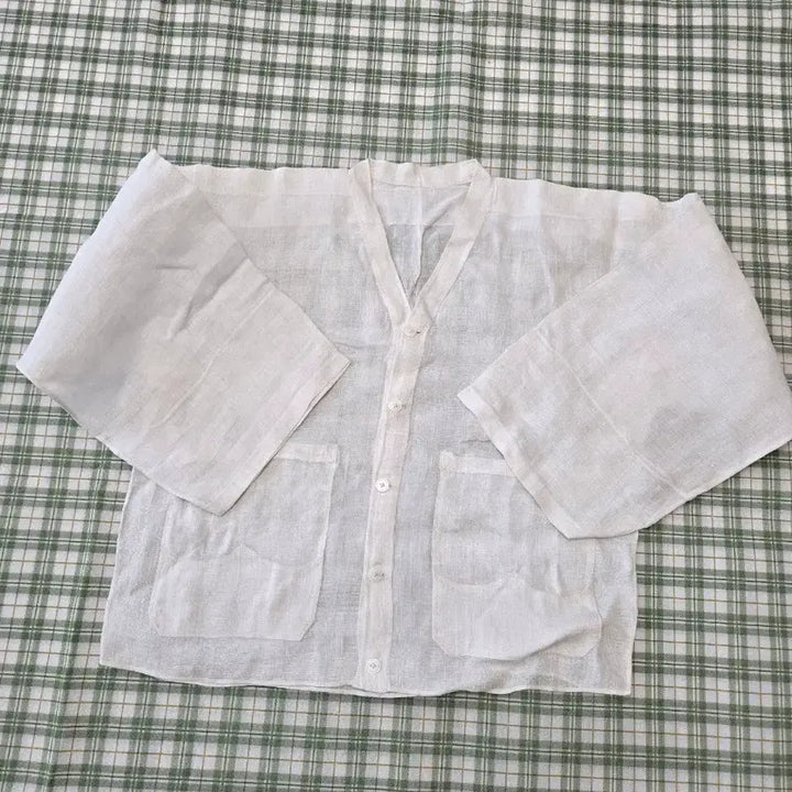 [BUNJANG] Linen Blend改良 Hanbok Jacket - Size 100 / 6ㅡ모시 개량저고리  ㅡ100
