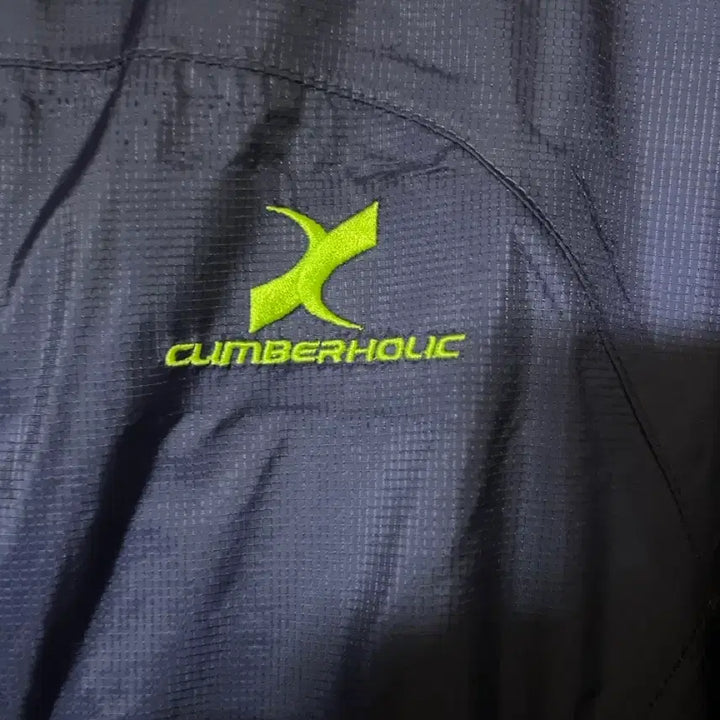 [BUNJANG] CUMBERHOLIC Windbreaker Navy Green Color Block / CUMBERHOLIC 바람막이 네이비 그린 포인트