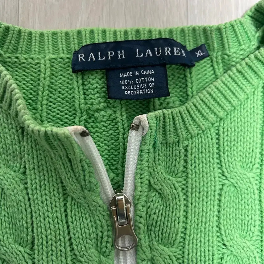 [BUNJANG] Polo Ralph Lauren Cable Knit Short Sleeve Cardigan / 폴로 랄프로렌 케이블 반팔니트가디건