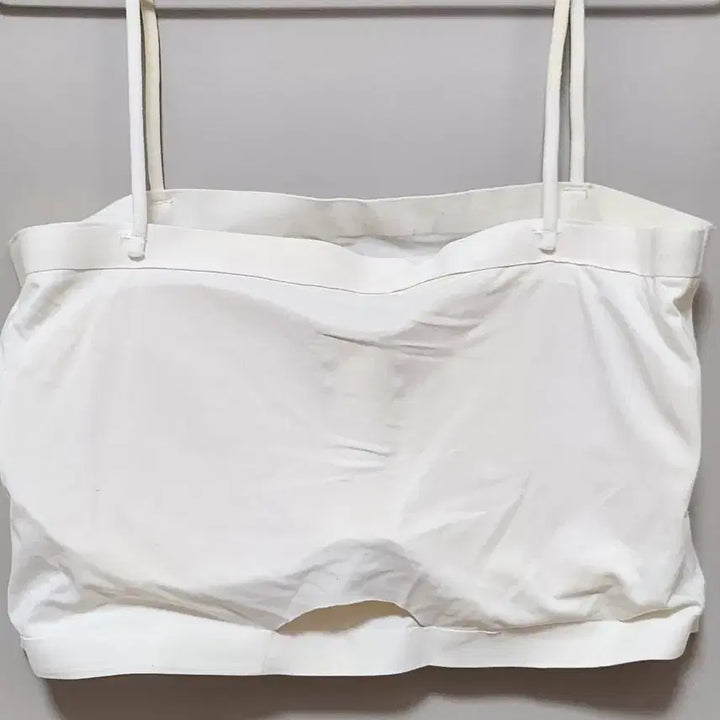 [BUNJANG] White Strap Bra Top 75A / 화이트 끈 브라탑 75A