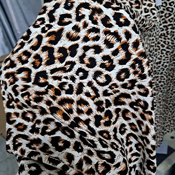 [BUNJANG] Leopard Print Wide Leg Pants / 호피바지 77까지 레오파드통바지