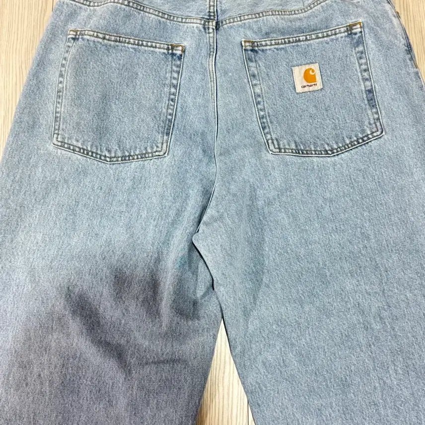[BUNJANG] Carhartt WIP Brandon Denim Pants L (34) Washed Blue / 칼하트wip 브랜든 데님팬츠L(34) 상태s