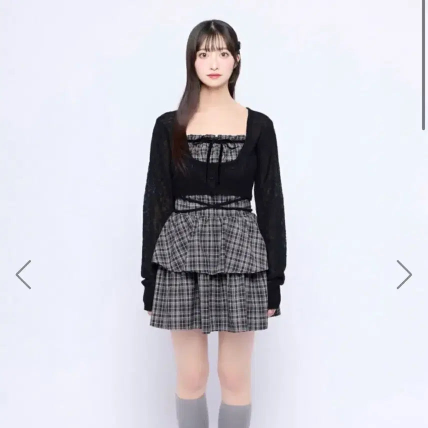 [BUNJANG] Bubbles Coquette Tiered Dress Size S / BUBBLES 버블즈 일브 코케트티어드 원피스 스나계 지뢰계