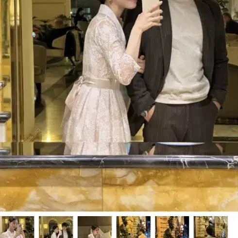[BUNJANG] Baeksaekji K-Dress "Snowflake 1" Wedding Dress / 백색지 케이드레스 눈꽃1