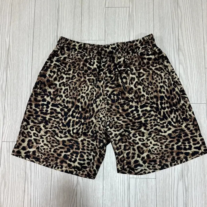 [BUNJANG] Rock Psych Leophard Leopard Print Shorts XL / 락사이코 레오파드 호피 반바지 허리밴딩끈xl 32~33 미사용
