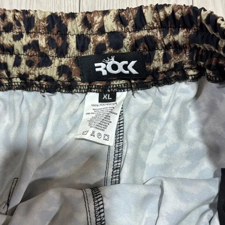[BUNJANG] Rock Psych Leophard Leopard Print Shorts XL / 락사이코 레오파드 호피 반바지 허리밴딩끈xl 32~33 미사용