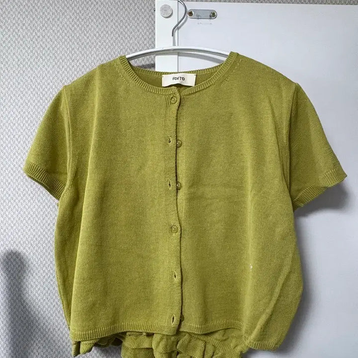[BUNJANG] Poeto Summer Melts Cardigan Set Apple / 포에토 썸머 멜츠 가디건 세트 애플