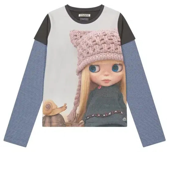 [BUNJANG] COYSEIO X BLYTHE Stripe Double Long Sleeve / COYSEIO X BLYTHE STRIPE DOUBLE LONG SLEE