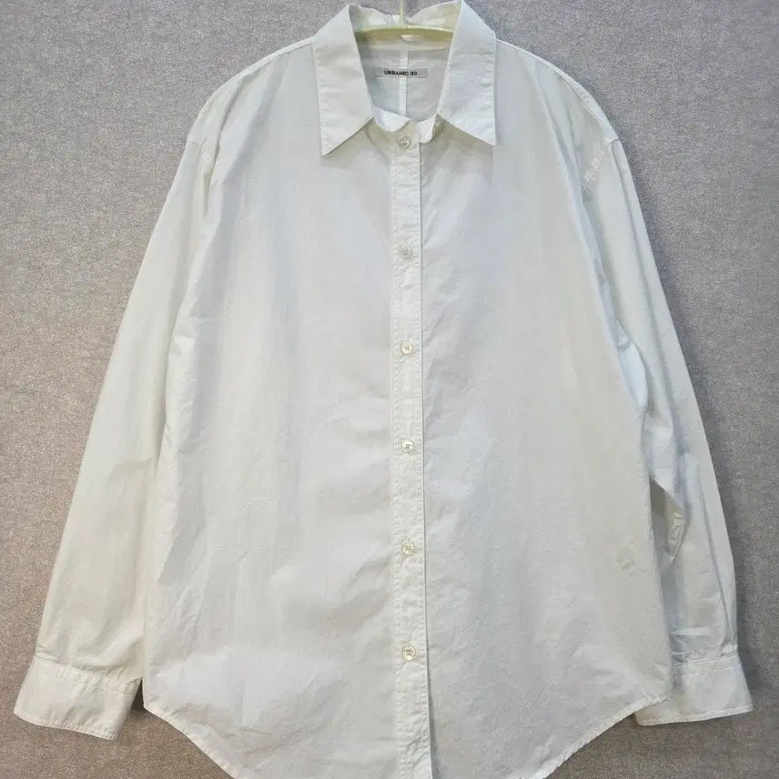 [BUNJANG] URBANIC 30 Wrinkle-Free Pique Shirt White / 얼바닉30 바스락 피코 셔츠 URBANIC 30  1회착컨디션