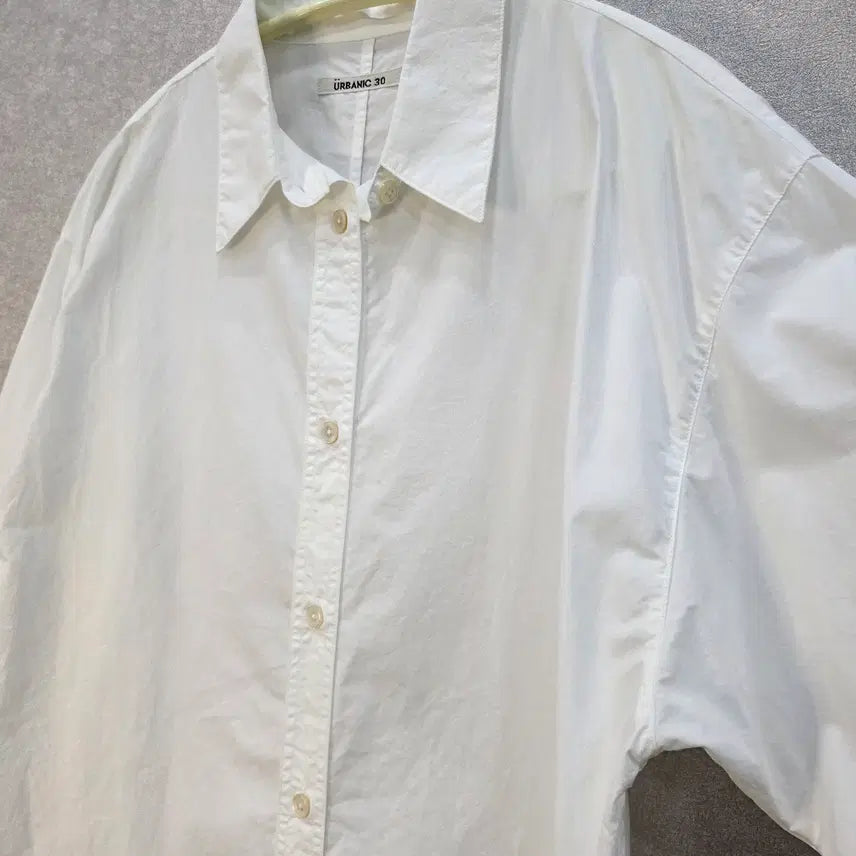 [BUNJANG] URBANIC 30 Wrinkle-Free Pique Shirt White / 얼바닉30 바스락 피코 셔츠 URBANIC 30  1회착컨디션