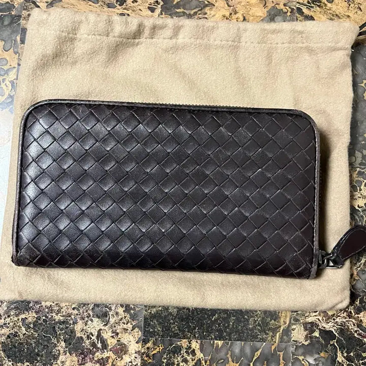 [BUNJANG] Bottega Veneta Classic Intrecciato Zip Long Wallet / 보테가베네타 클래식 인트레치아토 지퍼 장지갑