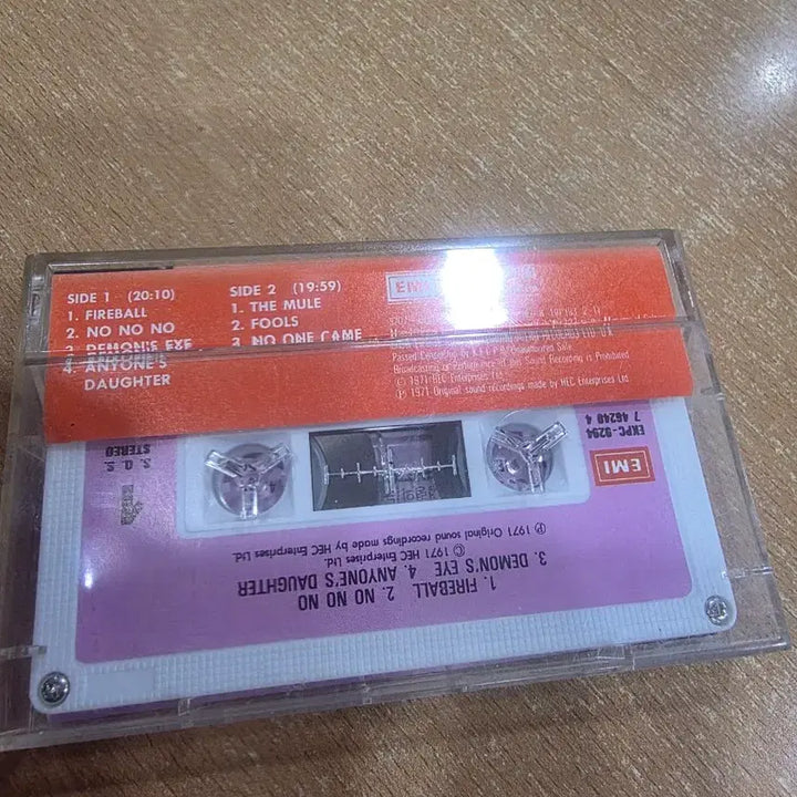 [BUNJANG] Deep Purple Fireball Cassette Tape / 딥 퍼플 Fireball 카세트 테이프