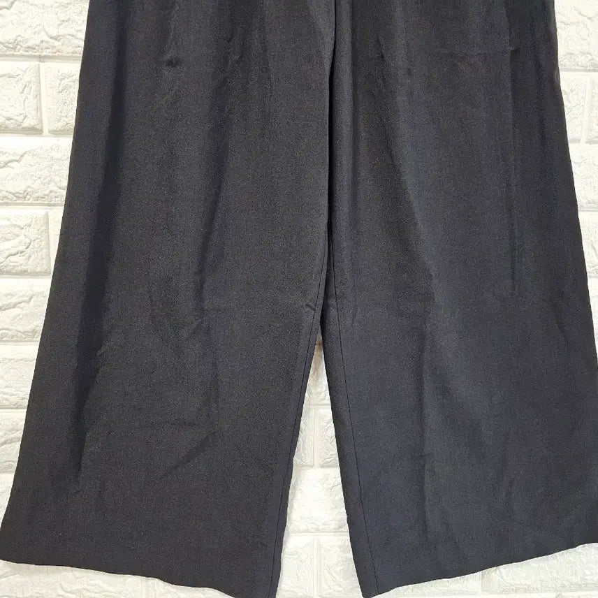 [BUNJANG] Black Wide Pin Tuck Pants / 블랙 와이드 핀턱팬츠