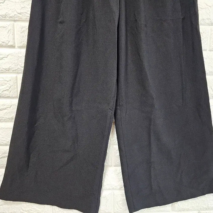 [BUNJANG] Black Wide Pin Tuck Pants / 블랙 와이드 핀턱팬츠