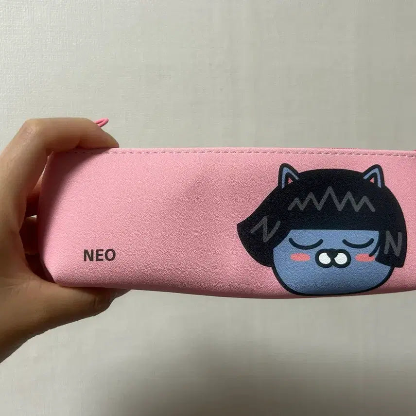 [BUNJANG] Kakao Friends Neo Pink Pencil Case / 카카오프렌즈 네오 핑크색 필통
