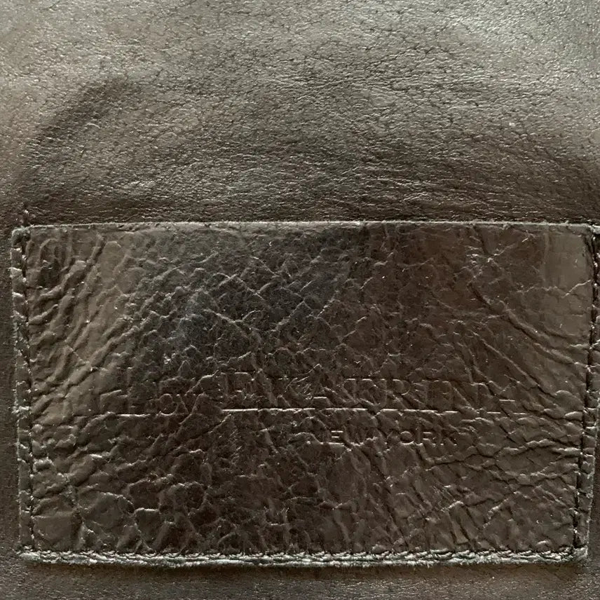 [BUNJANG] H by Ekatrina New York Leather Feather Bag / H by Ekatrina newyork 에이치바이 뉴욕 가죽 깃털가방