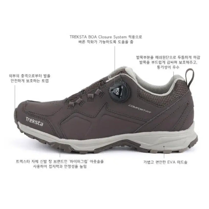 [BUNJANG] Treksta Cross Boa Lightweight Hiking Shoes (Size 265) / TREKSTA 크로스보아 경등산화