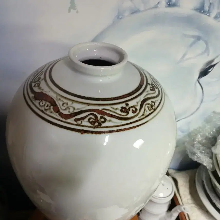 [BUNJANG] Celadon Bamboo Vase / 철화 죽순문 매병
